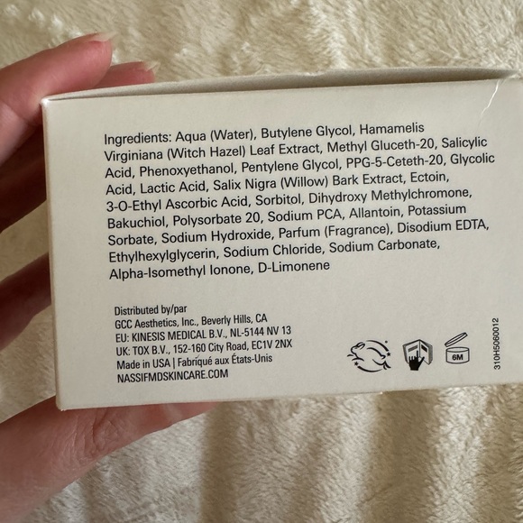 NassifMD Dermaceuticals Skincare Detox Pads NEW NWT NIB Beauty Skincare - Picture 8 of 11